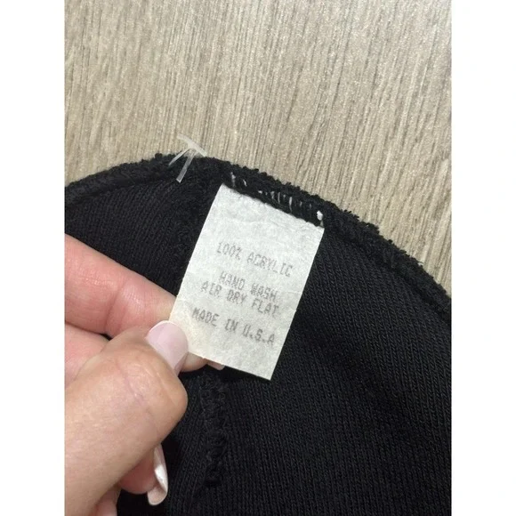 Y2K NO FEAR Logo Beanie Hat One Size‎